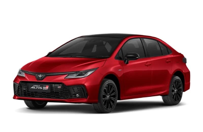 Corolla Altis สี GR Sport · Red Mica Metallic / Black Roof