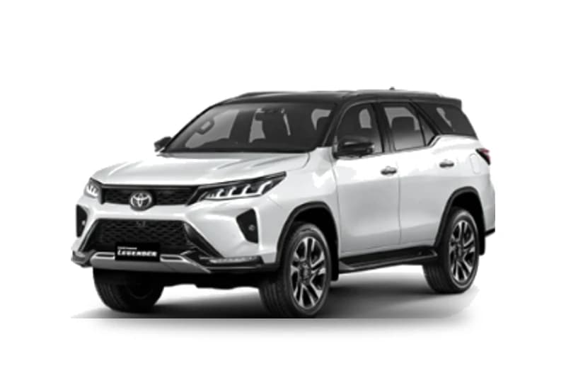 Fortuner Legender สี Platinum White Pearl / Black Top