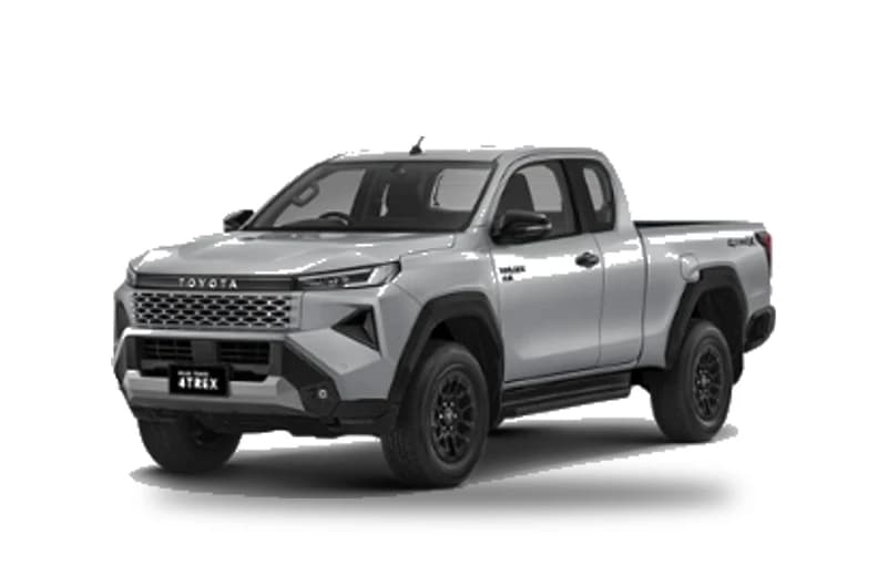 Hilux Travo Prerunner & 4TREX สี Silver Metallic