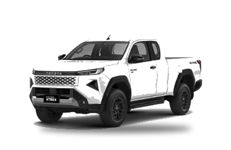 Hilux Travo Prerunner & 4TREX สี Super White II