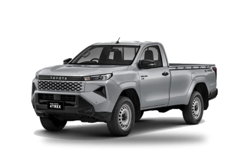 Hilux Travo Standard Cab 4TREX สี Silver Metallic