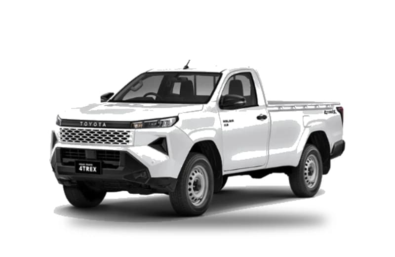 Hilux Travo Standard Cab 4TREX สี Super White II