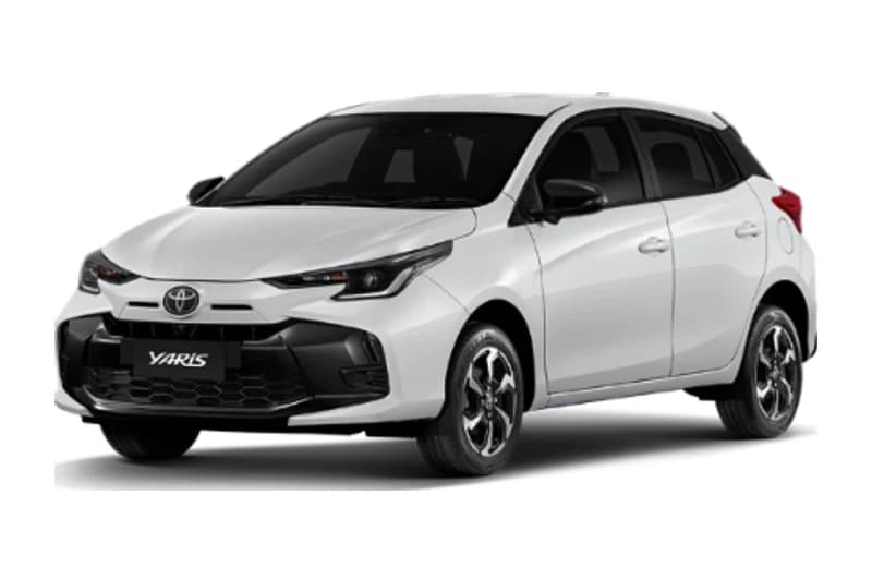 Yaris สี Platinum White Pearl