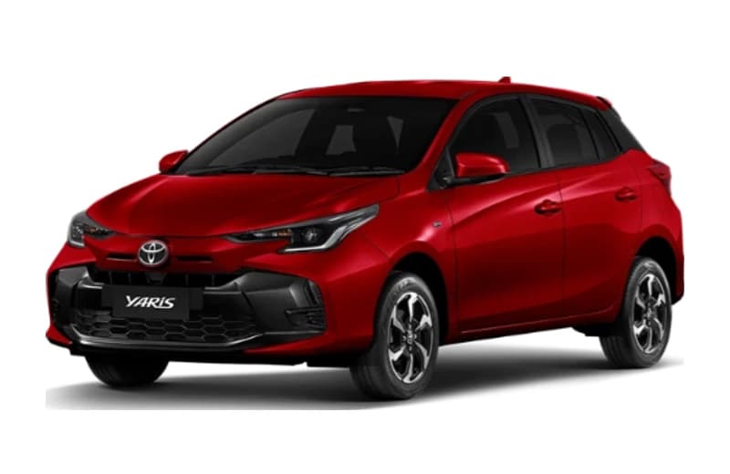 Yaris สี Red Mica Metallic