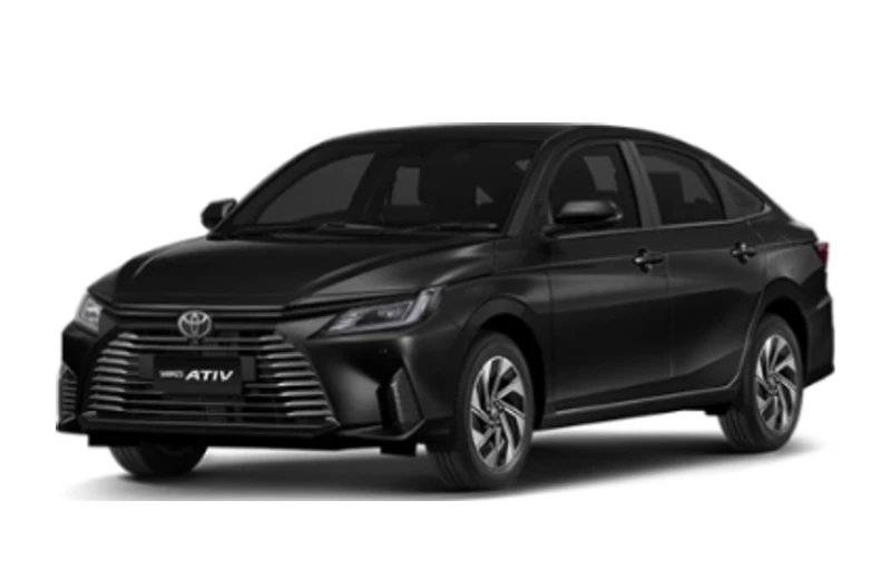 Yaris Ativ สี Attitude Black Mica