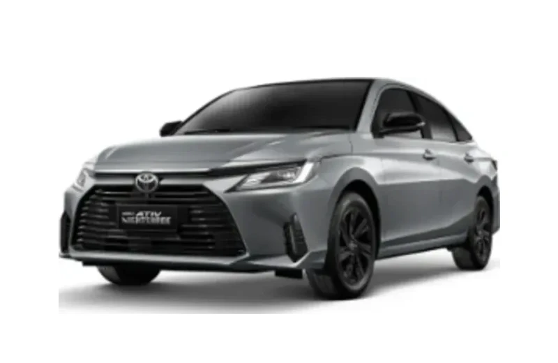 Yaris Ativ สี Cement Gray Metallic / Black Roof