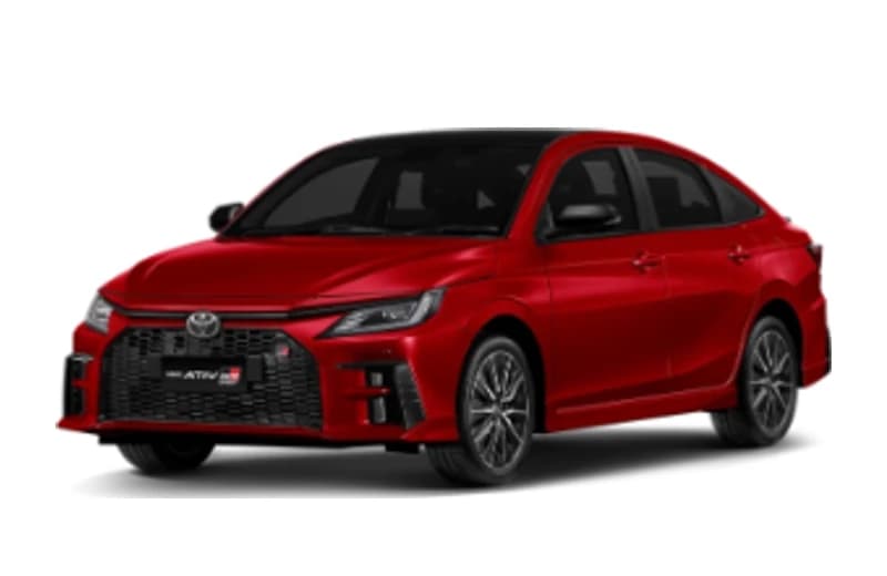 Yaris Ativ สี Red Mica Metallic / Black Roof