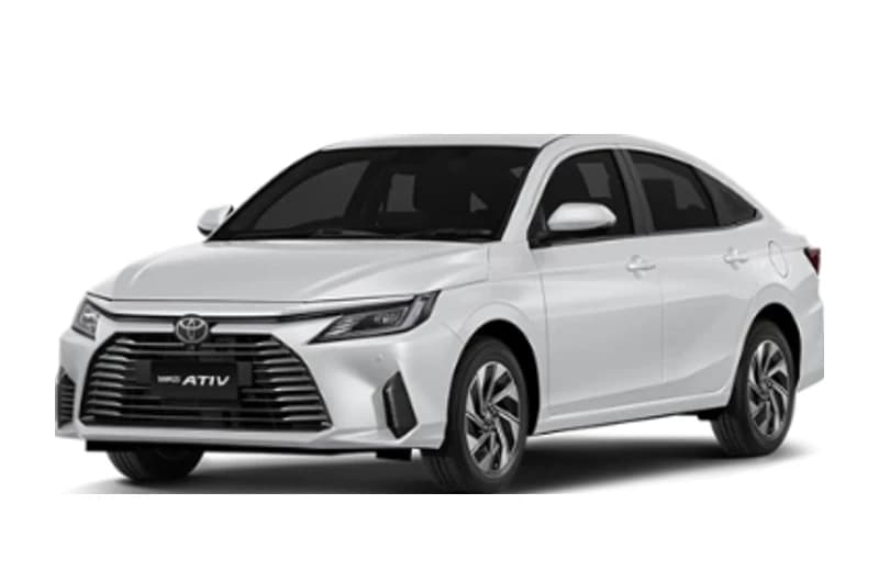 Yaris Ativ สี Platinum White Pearl