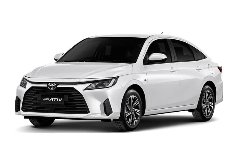 Yaris Ativ สี Super White II