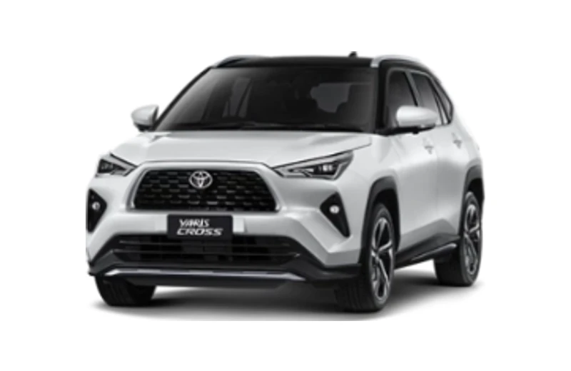 Yaris Cross สี Platinum White Pearl / Black Roof