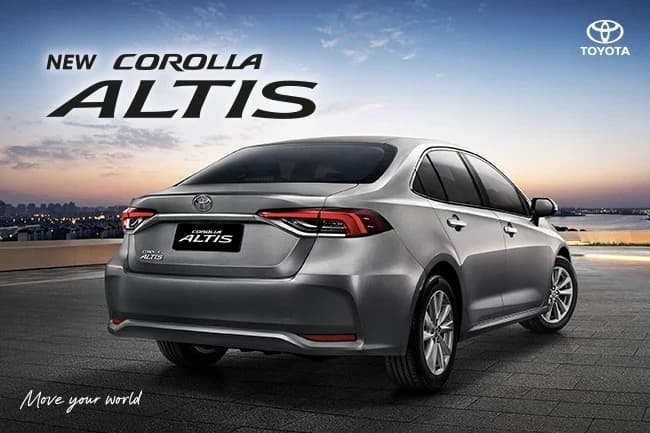 โปรโมชั่น Toyota Corolla Altis 1.8G ดอกเบี้ย 1.69%
